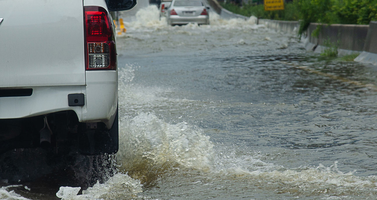 street flooded
