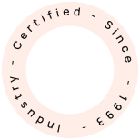 Industry certified circle image
